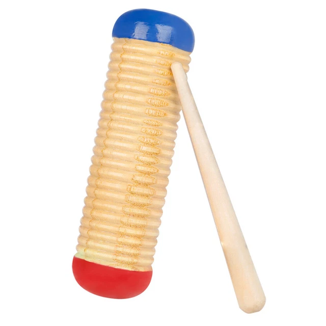 Jouet Musical Tambour De Sable Grattoir En Bois Jouet Pour Enfants Puzzle