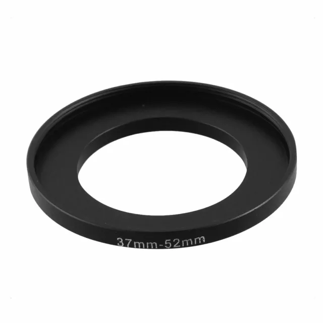 Filtre de l'objectif de la caméra Step Up Ring 37mm à 52mm Adaptateur Noir