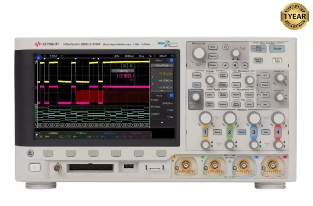 Agilent Keysight InfiniiVision MSOX3104T 1GHz Mixed Signal Oscilloscope