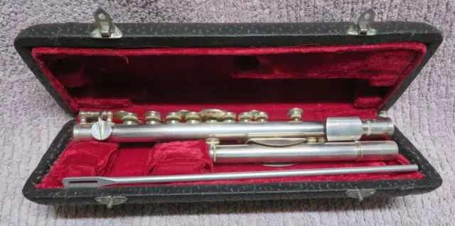 Vintage Lark Piccolo Flute in Case.