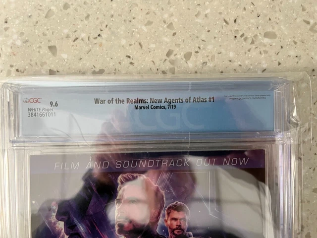 War Ofthe Realms New Agents Of Atlas #1 Cgc 9.6 1St Appearance Luna Perfect Case 5