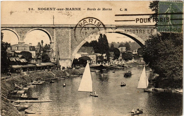 Carte Postale Ancienne – Nogent-sur-Marne – Les Tramways Nogentais – CPA