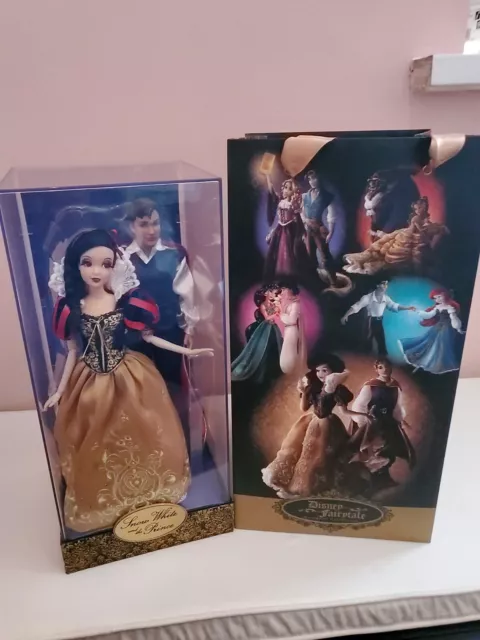 Disney Store Fairytale Designer Doll Set Limited Edition Snow White And Prince