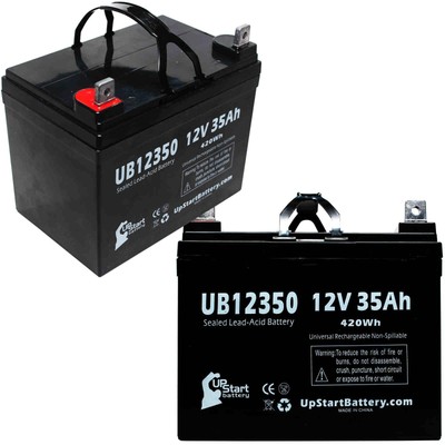 2-Pack Schwinn MISSILE FS BATTERIA UB12100-S 12V 10Ah Sigillata Piombo Acido SLA AGM 