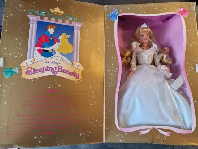 Walt Disney's Wedding Sleeping Beauty Barbie Doll 1997 Mattel 18057 NIB NRFB