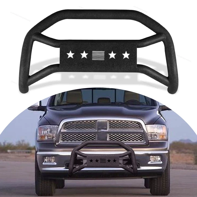 BLACK BULL BAR Push Front Bumper Grille Guard Fits 20092018 Dodge Ram