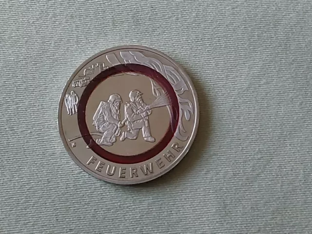 10€ Münze Feuerwehr 2023 st