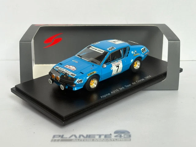 Alpine Renault A310 – Therier – Tour De Corse 1974 – Spark 1/43 – Rare