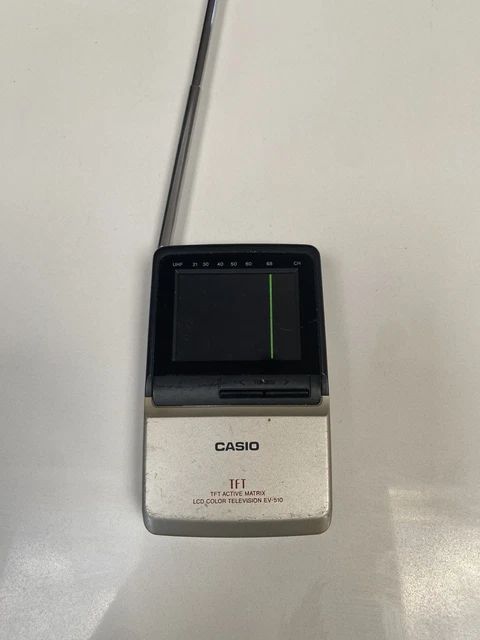 TV PORTÁTIL CASIO EV-510 TFT LCD color vintage - artículo de