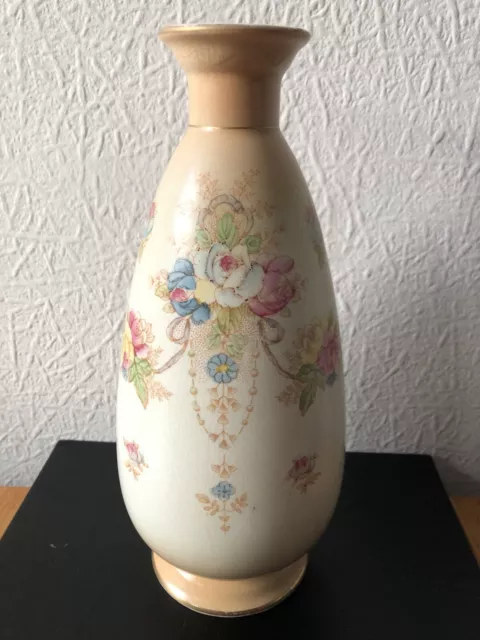 Crown Devon Fielding Blush Vase - Wye - H24.5cm