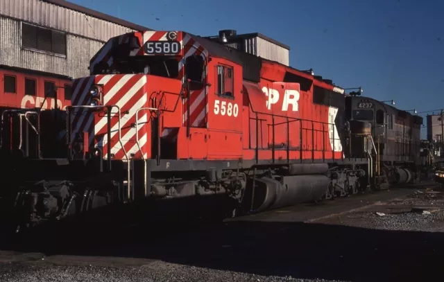 CP 5580 CANADIAN PACIFIC Railroad Train Locomotive TORONTO ON 1975 ...