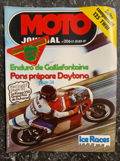 Magazine/ Revue Moto Journal N°206