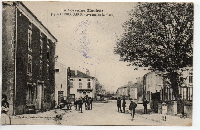 DIEULOUARD - Meurthe et Moselle - CPA 54 - Avenue de la Gare