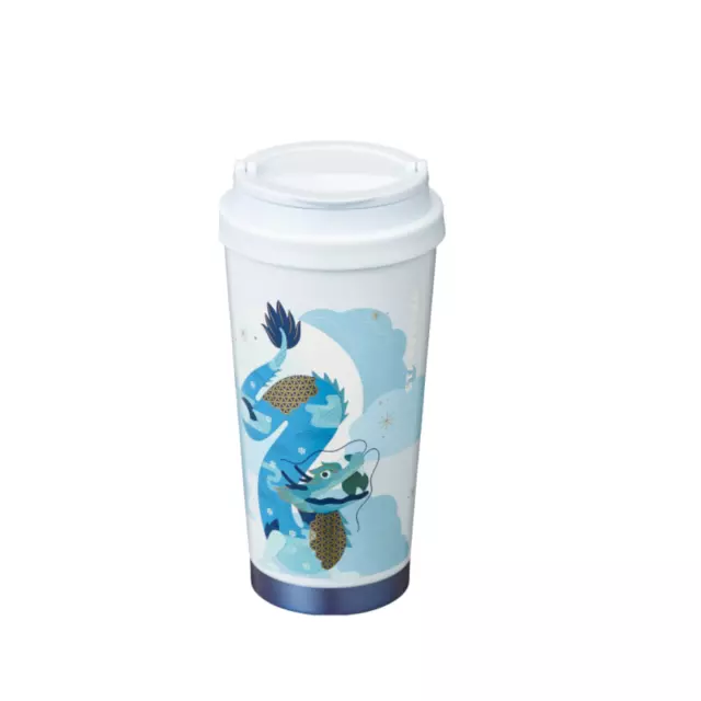 STARBUCKS KOREA 2024 New Year SS Elma Blue Dragon Tumbler 473ml / 16oz