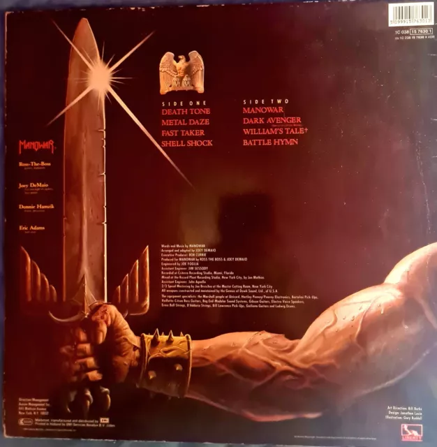 MANOWAR 1982 " Battle Hymns" 2