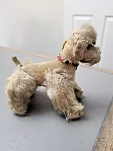 Vintage STEIFF German Snobby Poodle Jointed Vintage Mohair Toy Collectible Dog 2