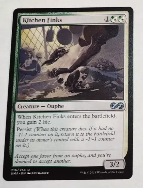 MTG Kitchen Finks 216 UMA Ultimate Masters Uncommon LP x1