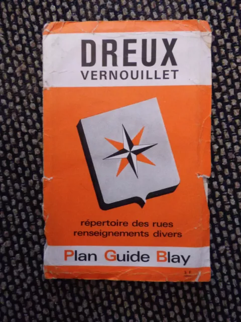 Plan guide Blay  dreux 1976