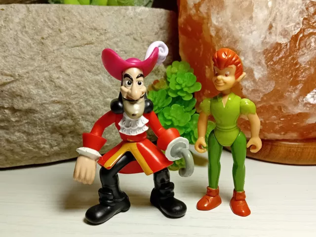 DISNEY MATTEL PETER Pan 'Captain Hook' Toy Figure Set £13.99 - PicClick UK