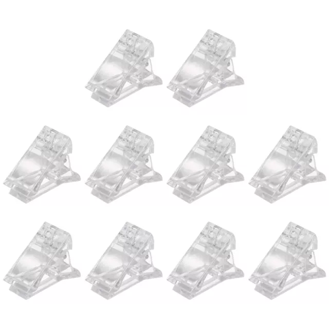 Manicure Fixation Clips Nail Finger Extension Art Clamp Fixing
