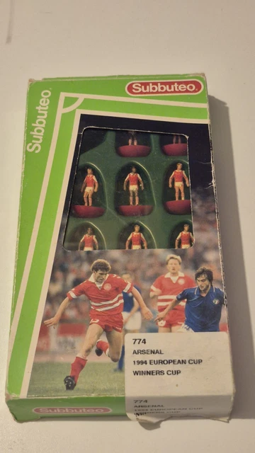 Subbuteo équipe Arsenal Domicile Légère 1989-92 Réf 683 En Boite Vintage UK