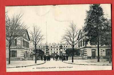 CPA 51 chalons sur marne: quartier forgeot no. 20, animated