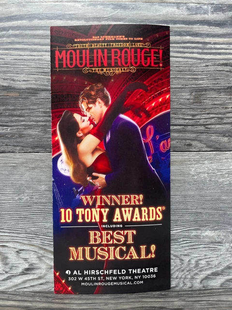 Moulin Rouge, Flyers, Al Hirschfeld Theatre