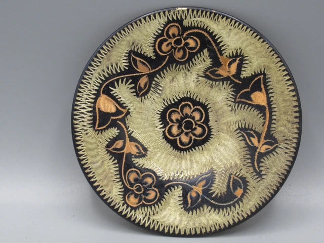Grande Assiette Décorative En Cuivre Véritable D=28,3cm 0,390kg Made In France