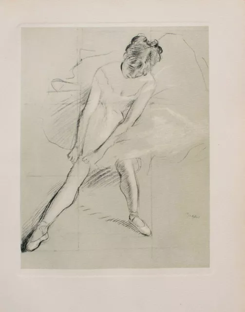 Edgar Degas: La Small Ballerina, Engraved Signed, 2