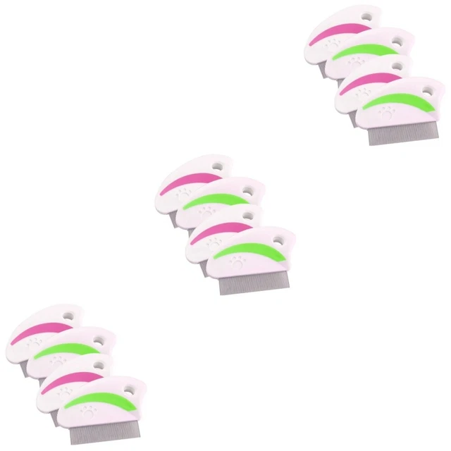 12 Pcs Peigne De Retrait Animal De Compagnie Brosse De Nettoyage