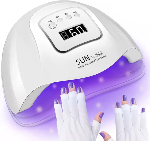 UV Nail Lamp, Professional 168W UV LED Nail Dryer for Gel Polish, Ultra F