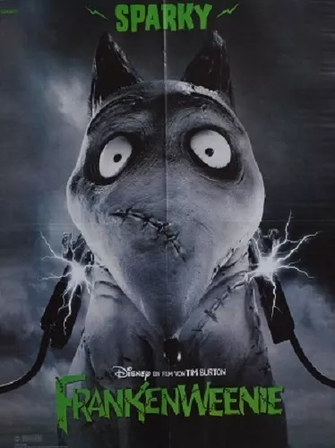 FRANKENWEENIE - A2 Poster (XL - 42 x 55 cm) - Film Plakat Clippings NEU