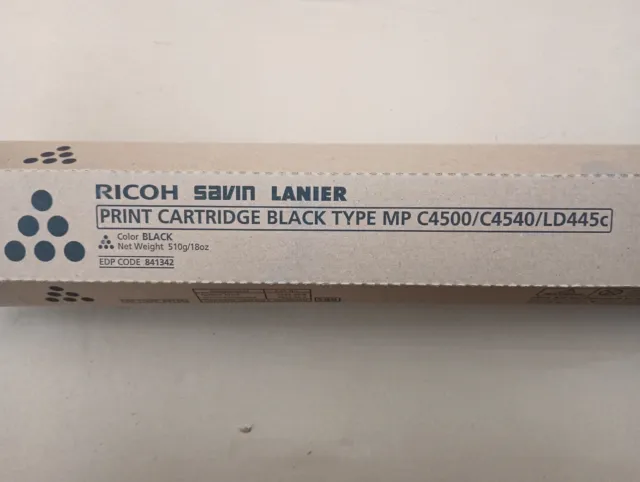 RICOH SAVIN LANIER-MP C4500/C4540/LD445c -Black Toner Cartridge-Ricoh Brand