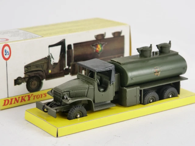 Camion Militaire Dinky Toys Avec Plateforme Pour Fusée Corporal - Vintage Métal - Complet