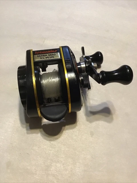 ABU GARCIA AMBASSADEUR Ultra Mag XL Plus Bait Cast Reel W/ Flip
