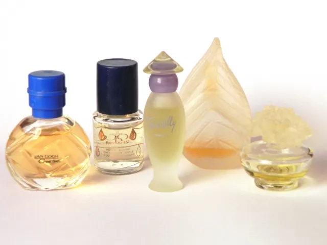 Lotto 5 profumi mignon (Van Gogh, Napoleon, Pupa, Rochas, Kenzo).