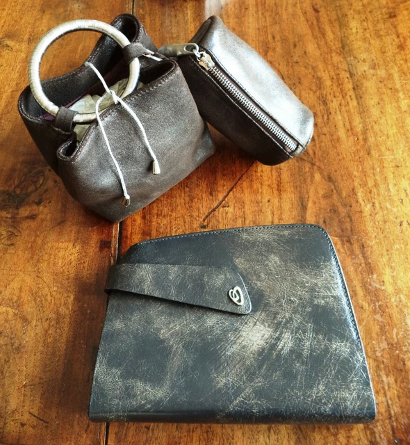 Breil donna lotto in pelle e metallo borsetta + portachiavi e agenda organizer