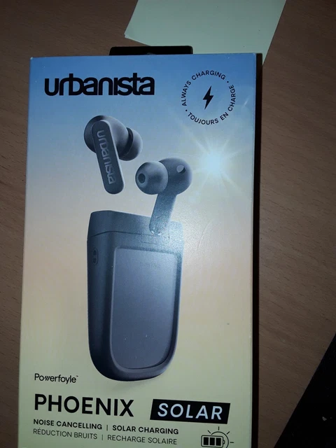 Bluetooth Kopfhörer Bis 100 Euro In Ear URBANISTA PHOENIX SOLAR Bluetooth In-Ear-Kopfhörer - Schwarz NEU&OVP