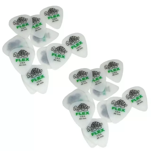 Dunlop Guitar Picks Flex Standard 24 Pack .88 MM Light (428P.88)