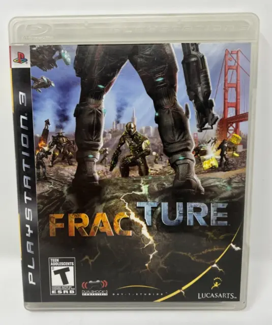 Fracture (Sony PlayStation 3, 2008) - CIB Complete w/Manual - TESTED