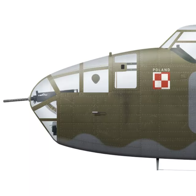 Print Mitchell Mk II (B-25), No 305 (Polish) Squadron, RAF, 1943 (by G. Marie) 2