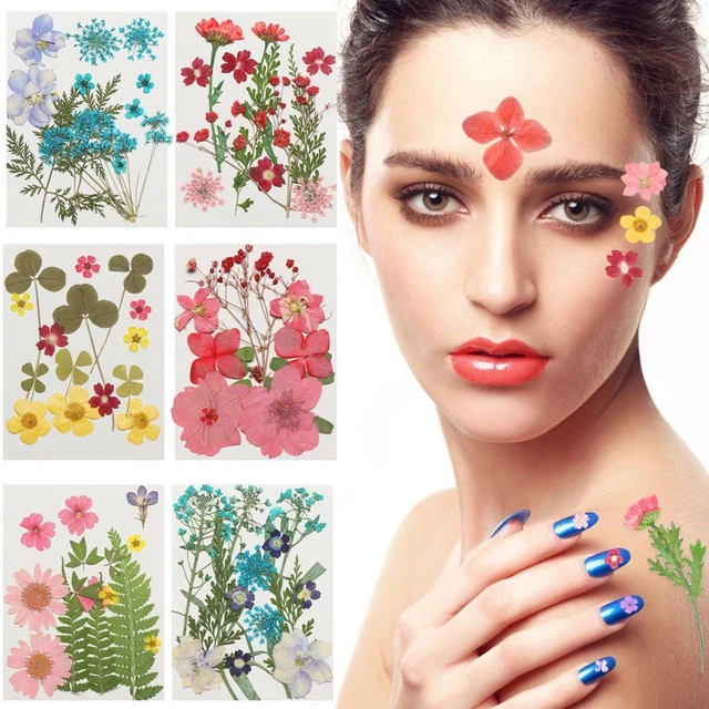 Making Resin Filler Dried Flowers Resin Mold Filling Flower Beauty Decal