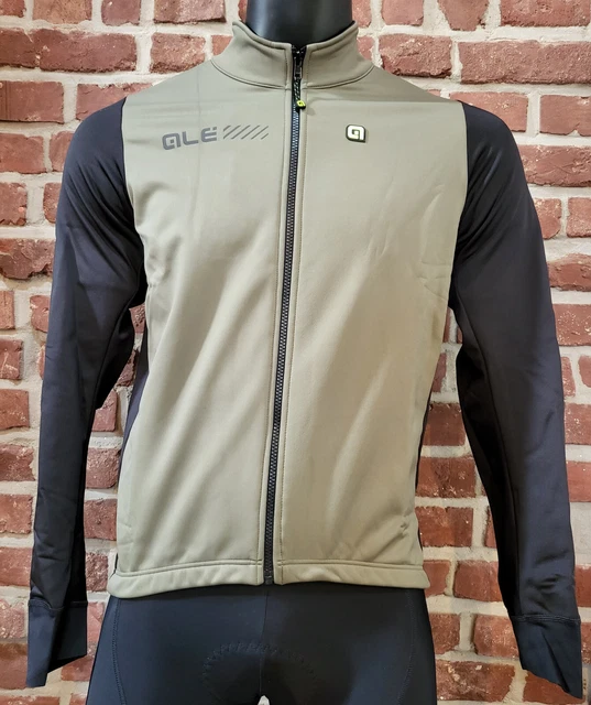 Alé Solid Fondo 2.0 Winterjacke -2°/8°C Thermo olive beschichtet reflektiert