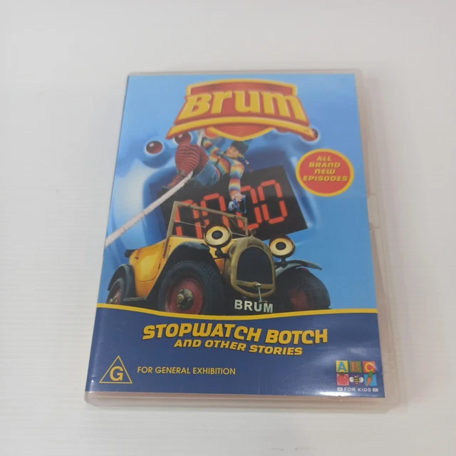 BRUM - STOPWATCH Botch (DVD) Car Animation Kids Family VGC R0 Free ...