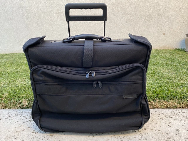 Briggs & Riley Travelware 20” Black Rolling Wheeled Nylon Garment Bag Luggage