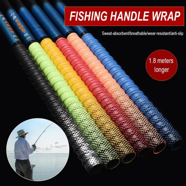 ANTI SLIP FISHING Handle Wrap Q8G9 $3.77 - PicClick AU
