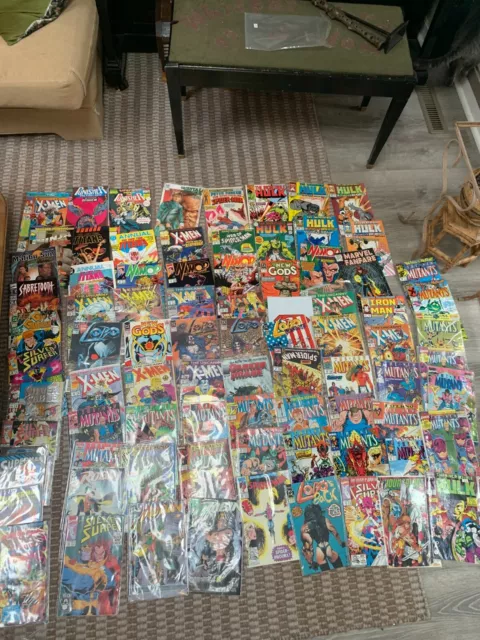 vintage lot 110 bronze age comic books see pics for titles