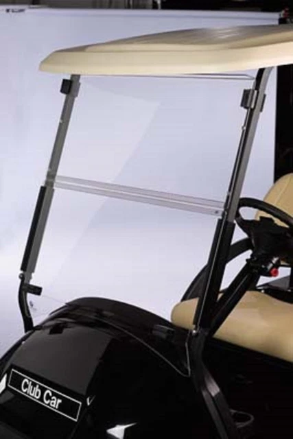 Club Auto Precedent Golf Cart 2004-Up Trasparente Acrilico Pieghevole Anteriore
