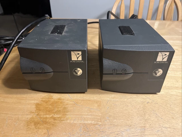 (2) POWERVAR ABCG100-11W 66012-63R Ground Guard Power Conditioner Two Outlets