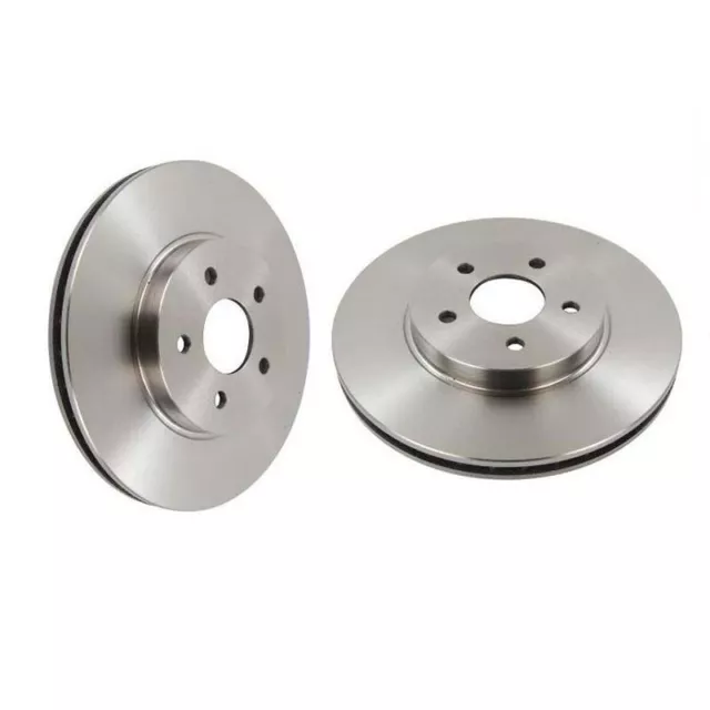 Genuine NAP Pair of Front Brake Discs for Citroen AX GT 1.4 (04/1991-12/1992)